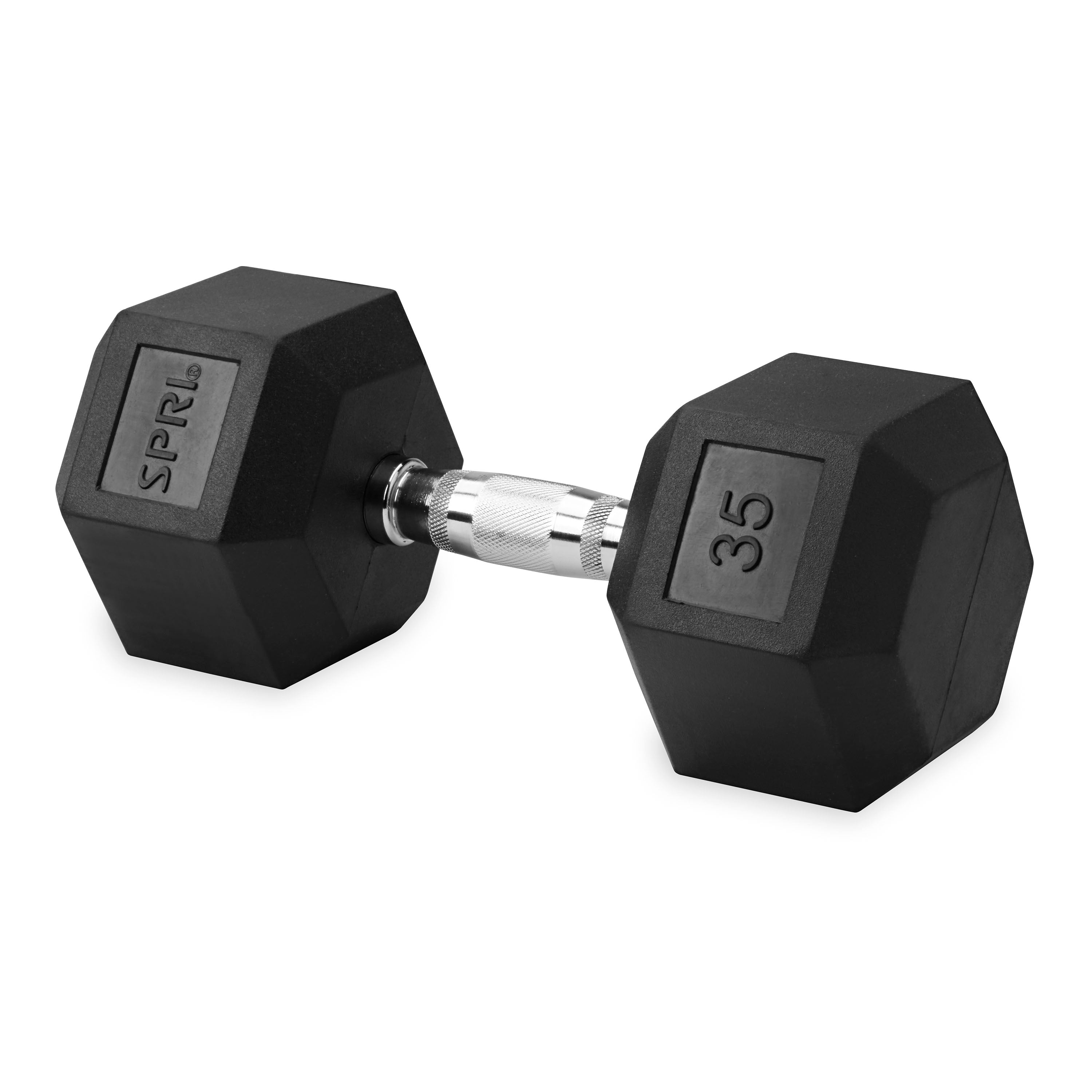 35lb six-sided single dumbbell